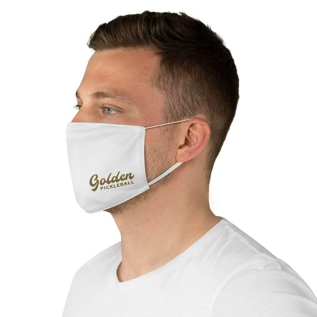 Golden Face Mask - Golden Pickleball Paddles