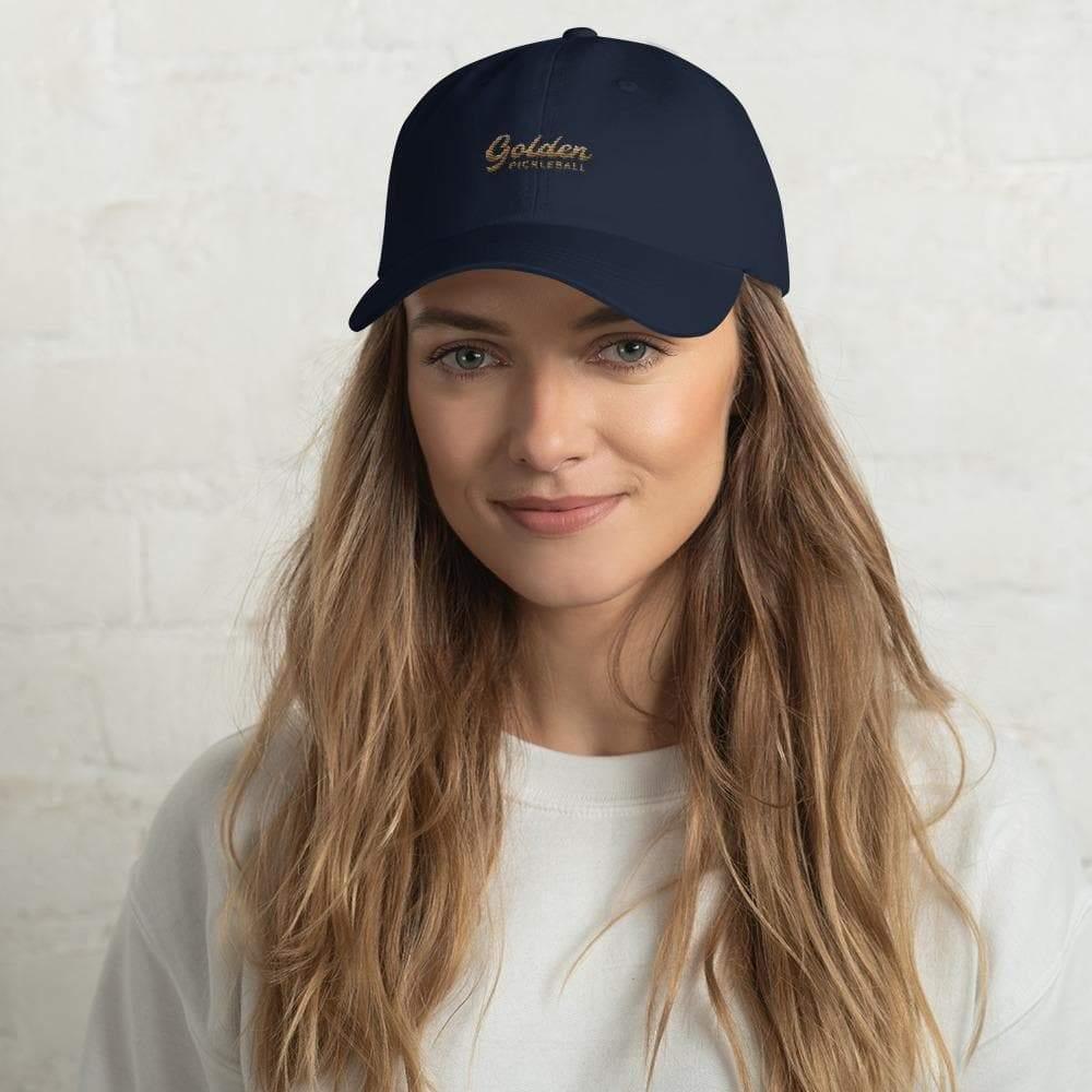 Golden Logo Dad Hat - Golden Pickleball Paddles