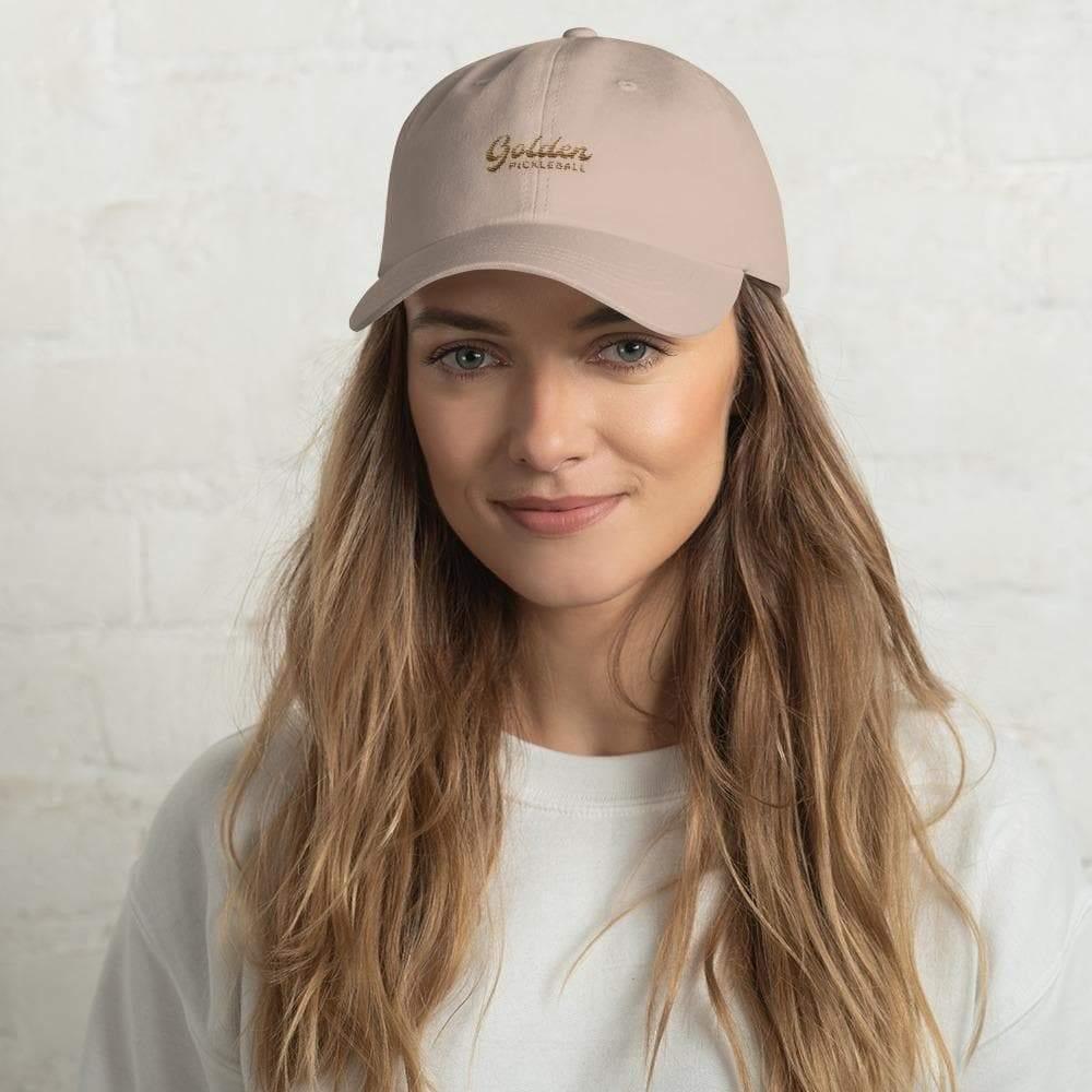 Golden Logo Dad Hat - Golden Pickleball Paddles