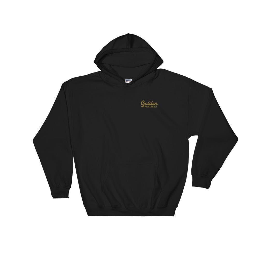 Golden Logo Hooded Sweatshirt - Golden Pickleball Paddles