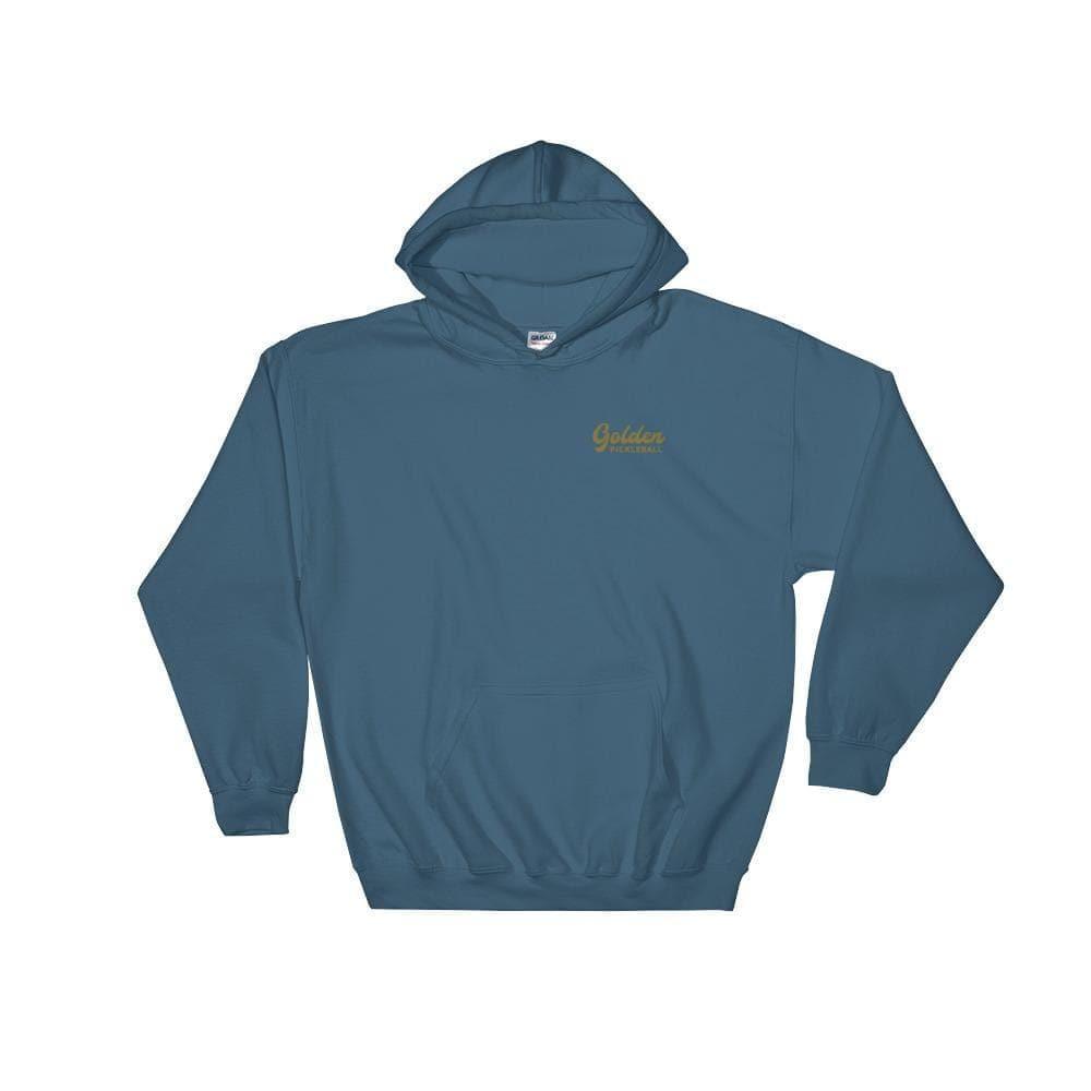 Golden Logo Hooded Sweatshirt - Golden Pickleball Paddles