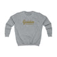 Golden Logo Kids Sweatshirt - Golden Pickleball Paddles
