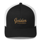 Golden Logo Trucker Cap - Golden Pickleball Paddles